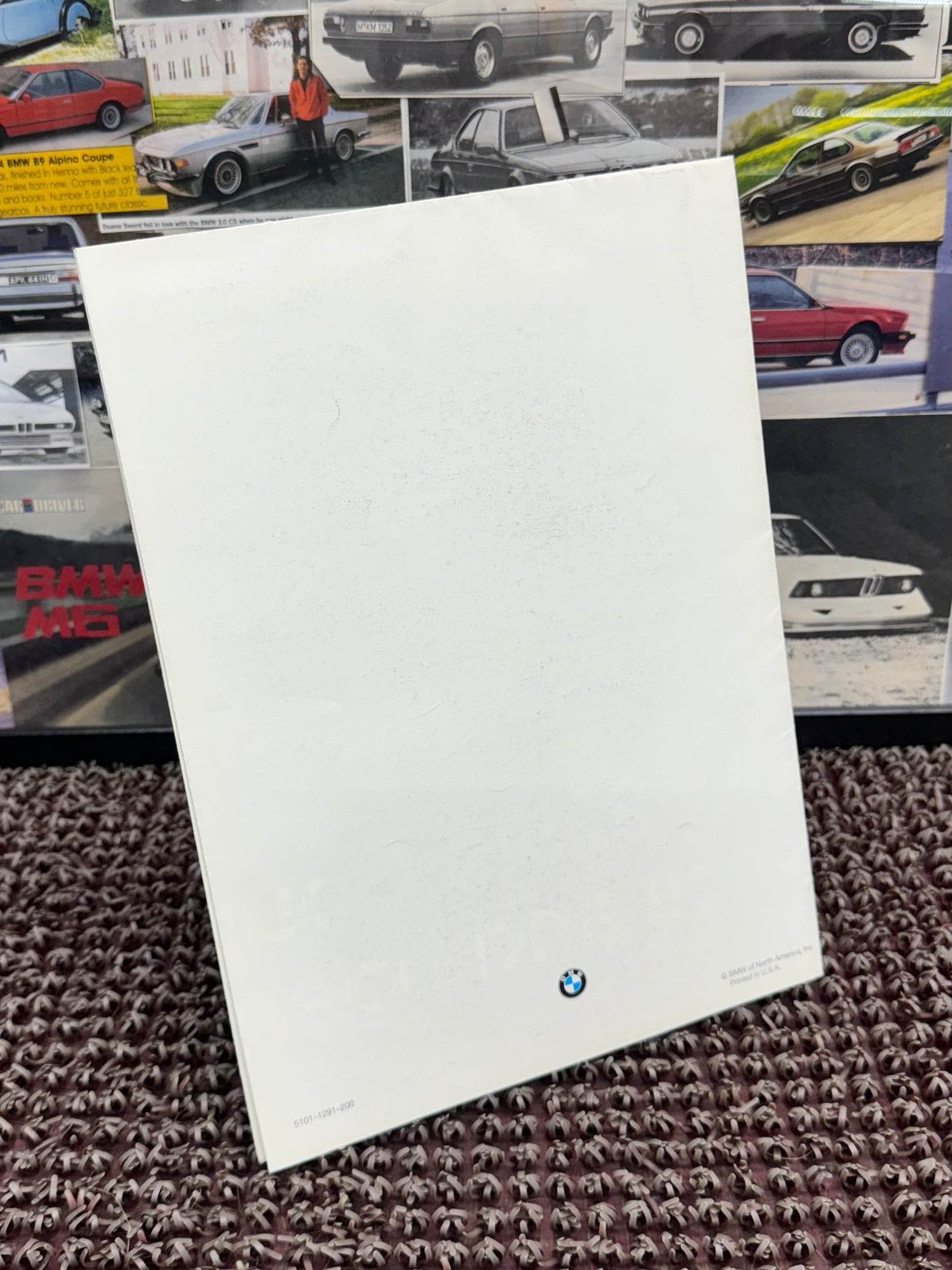 BMW E36 Poster 1992 Fold Out Brochure