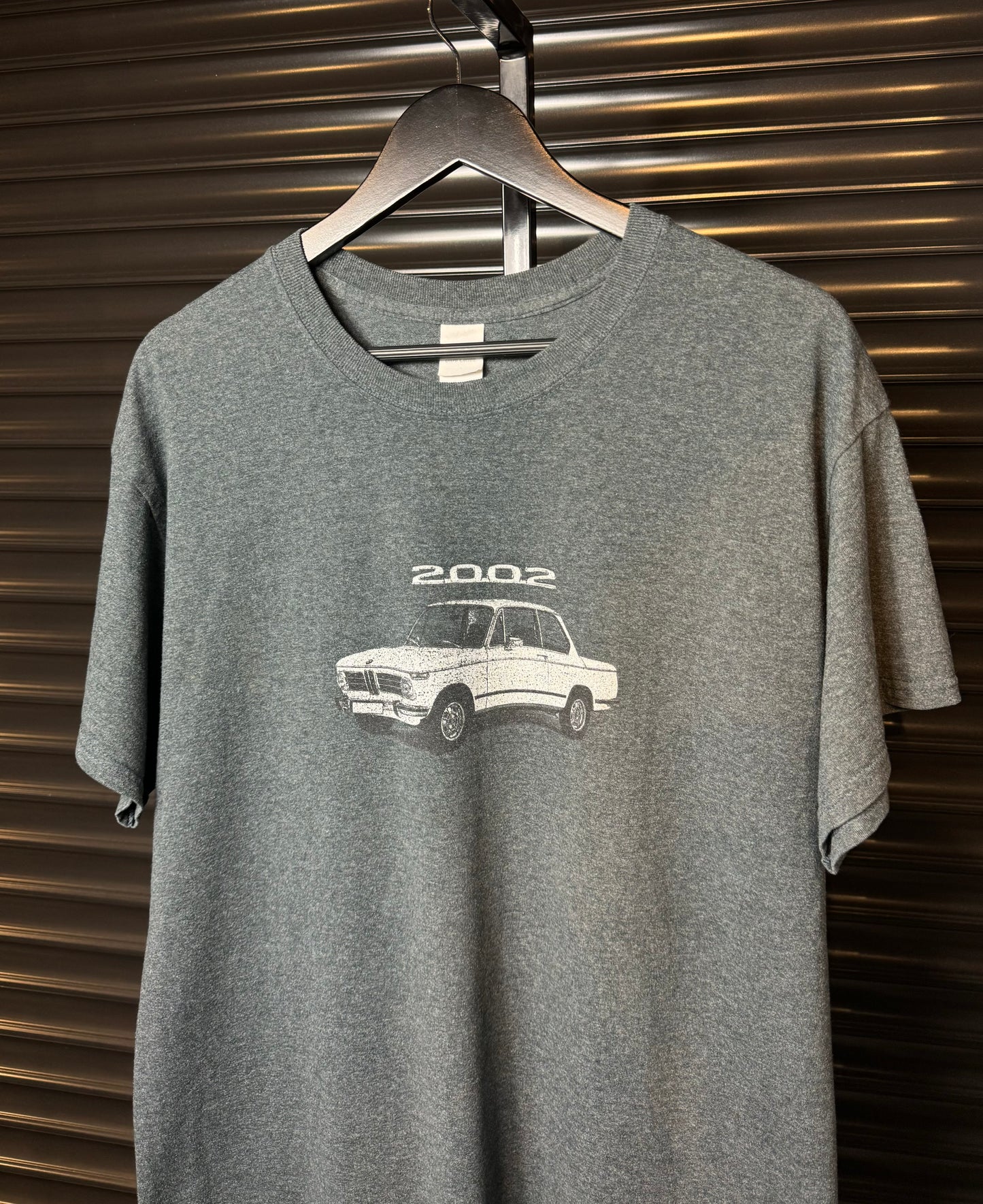 Vintage BMW E10 2002 White Car Tee - Large