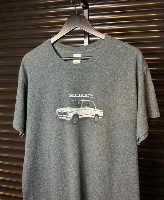 Vintage BMW E10 2002 White Car Tee - Large