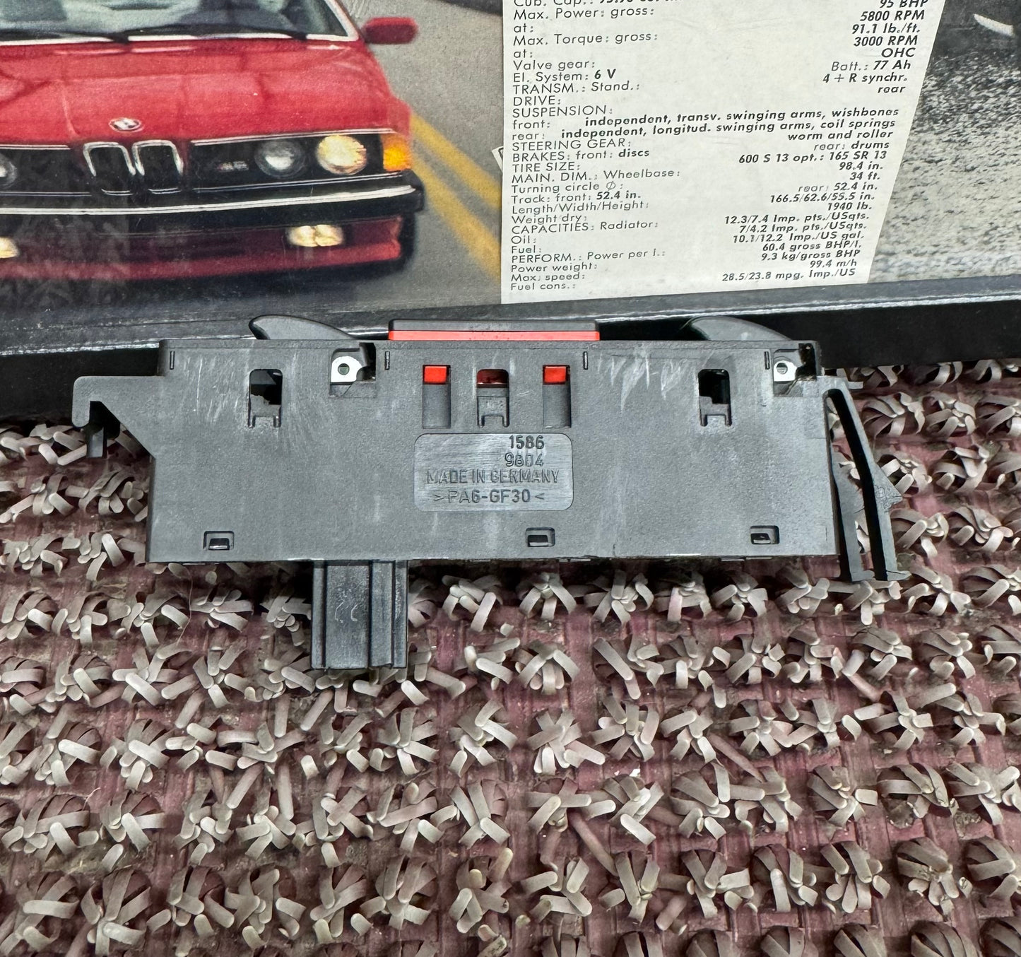 BMW E46 Sedan Window Switch Left 6902184