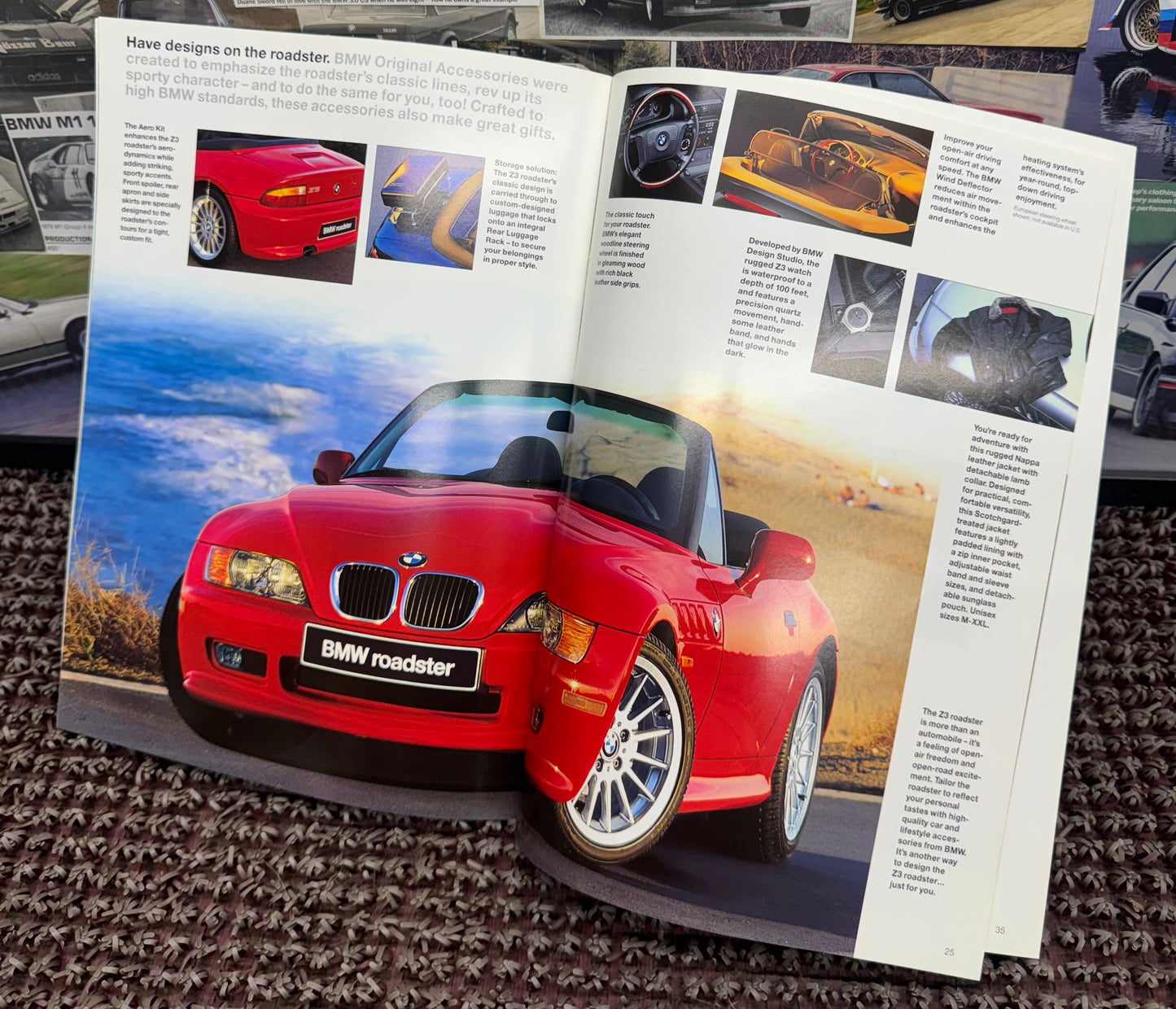 BMW Z3 Roadster Booklet 1996