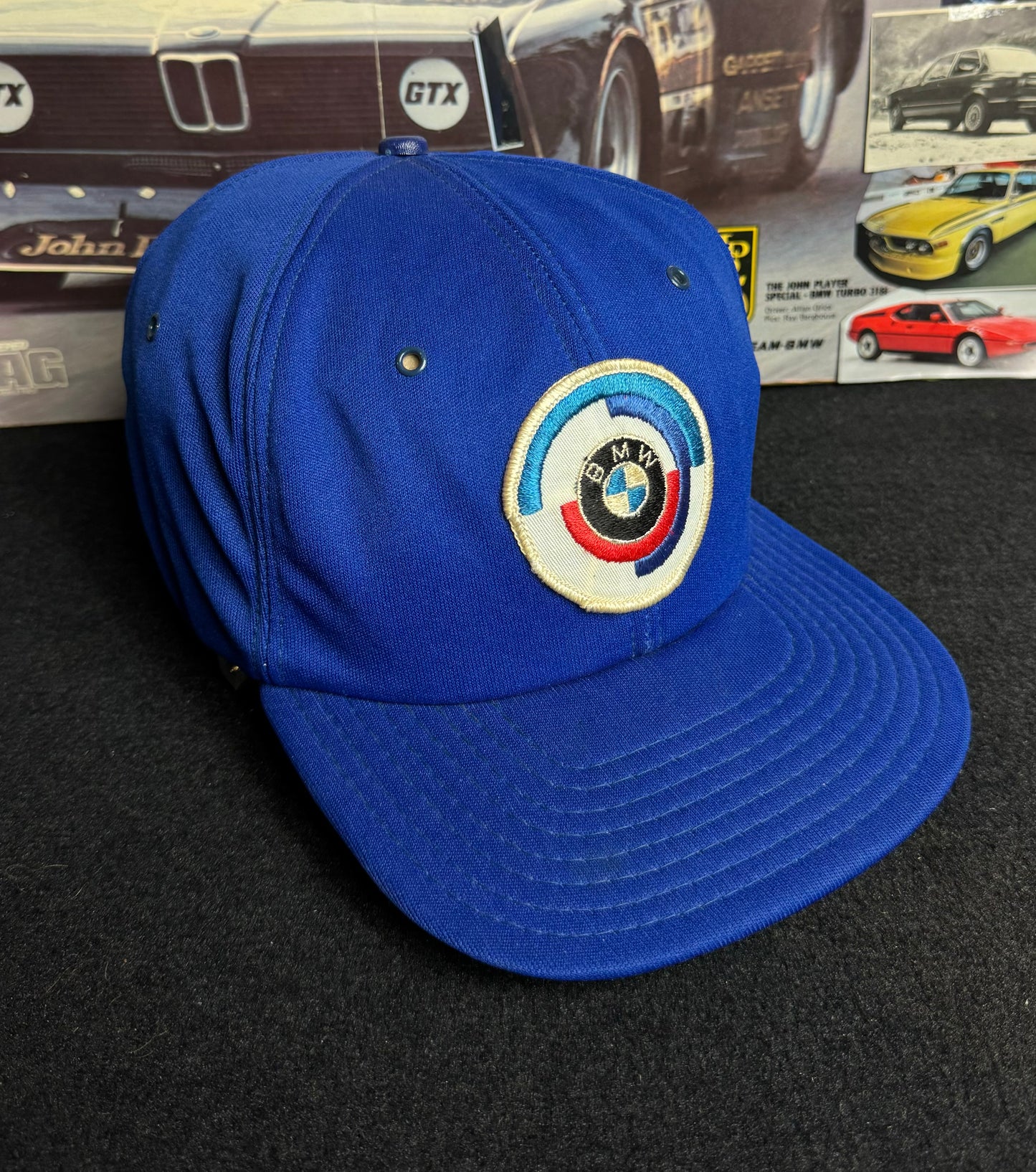 80’s BMW Motorsports Roundel SnapBack Blue Hat