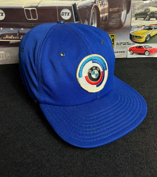 80’s BMW Motorsports Roundel SnapBack Blue Hat