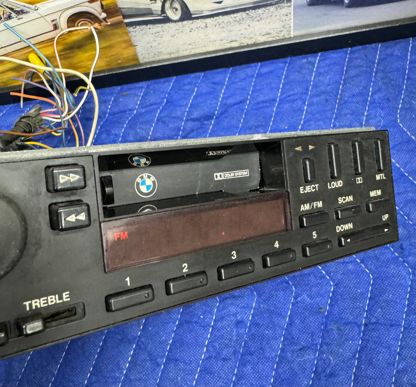 BMW E30 ALPINE CM5804 Head Unit Radio Stereo