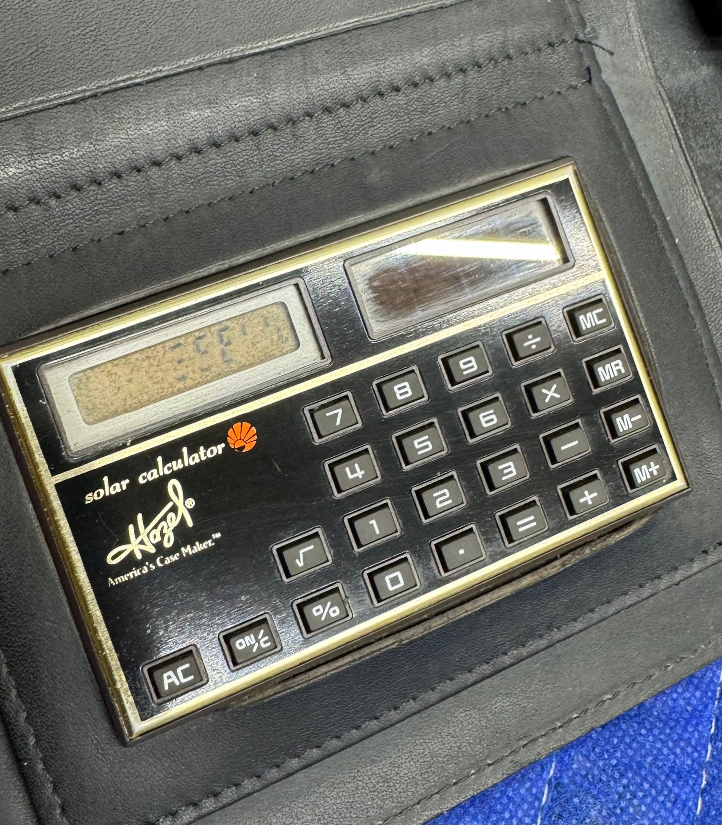 Vintage BMW Promotional Calculator Leather Bifold