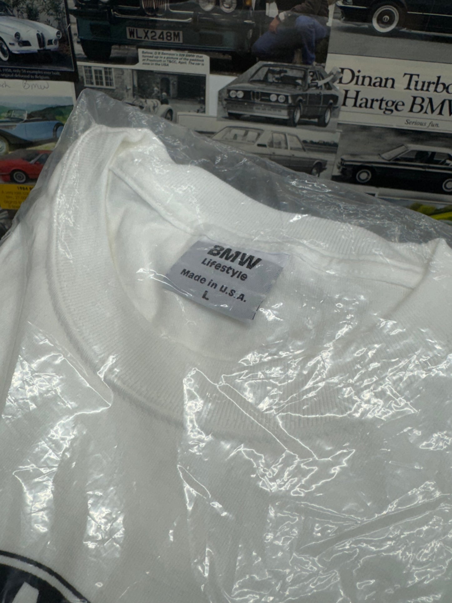 90’s BMW Classic Logo Tee NEW - Large
