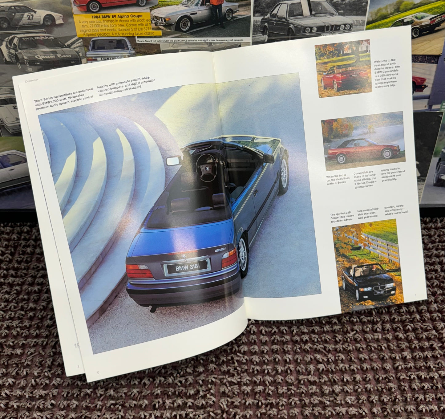 BMW E36 3-Series Convertibles #2 1995 Booklet