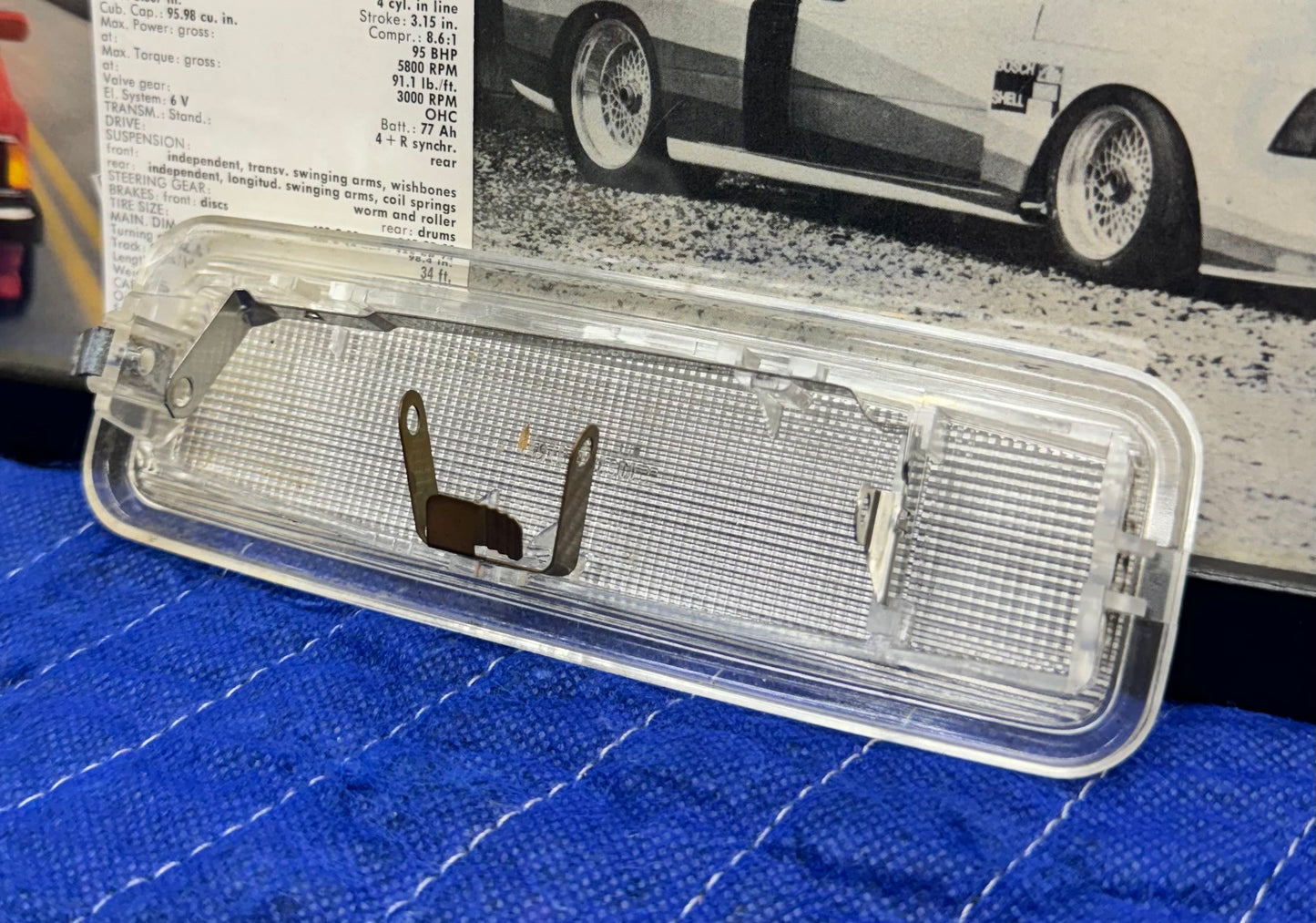 BMW E28 Interior Dome Light Lens