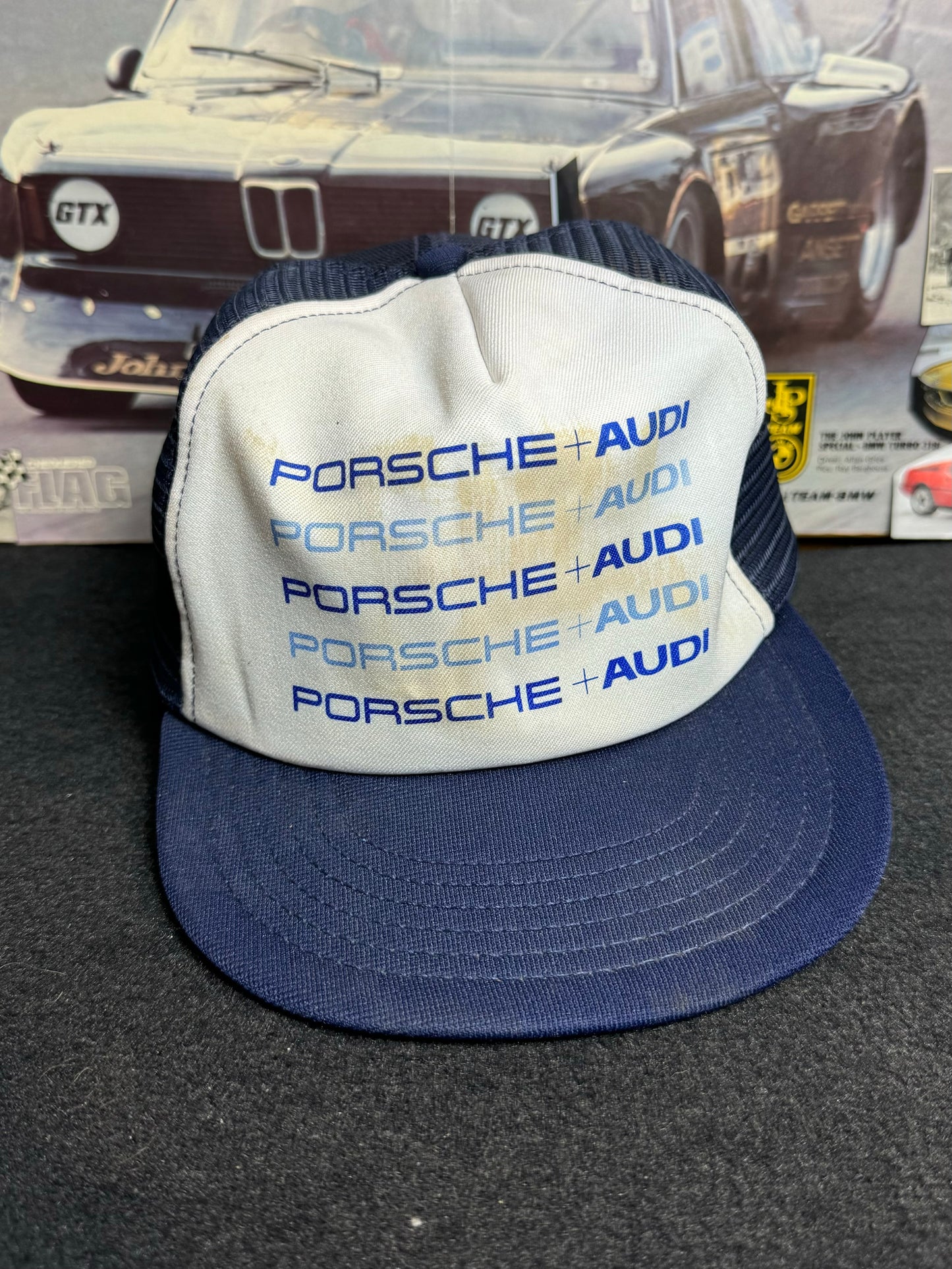Vintage Porsche + Audi Trucker Hat