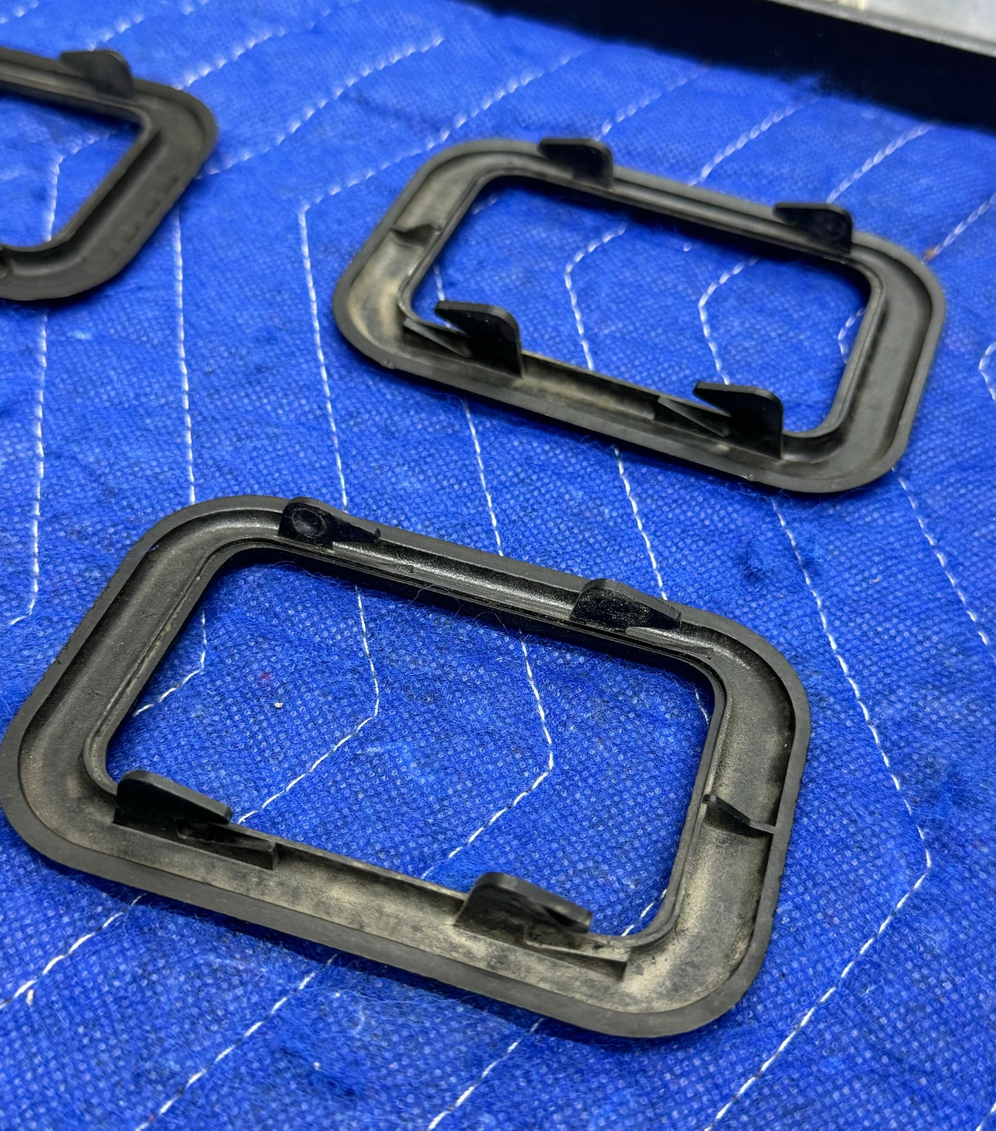 BMW Interior Door Handles + Black Covers Complete Set