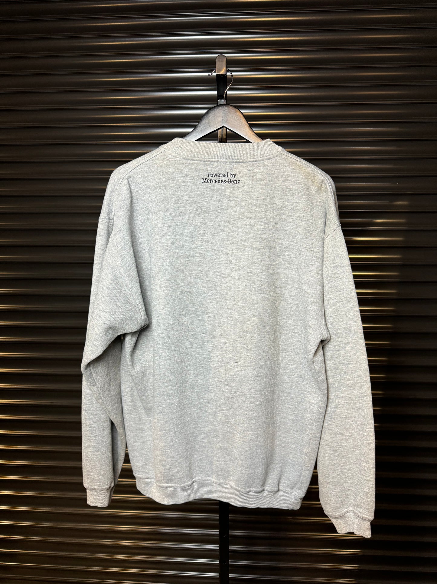 Vintage Mercedes Benz Embroidered Motorsport Crewneck - Large