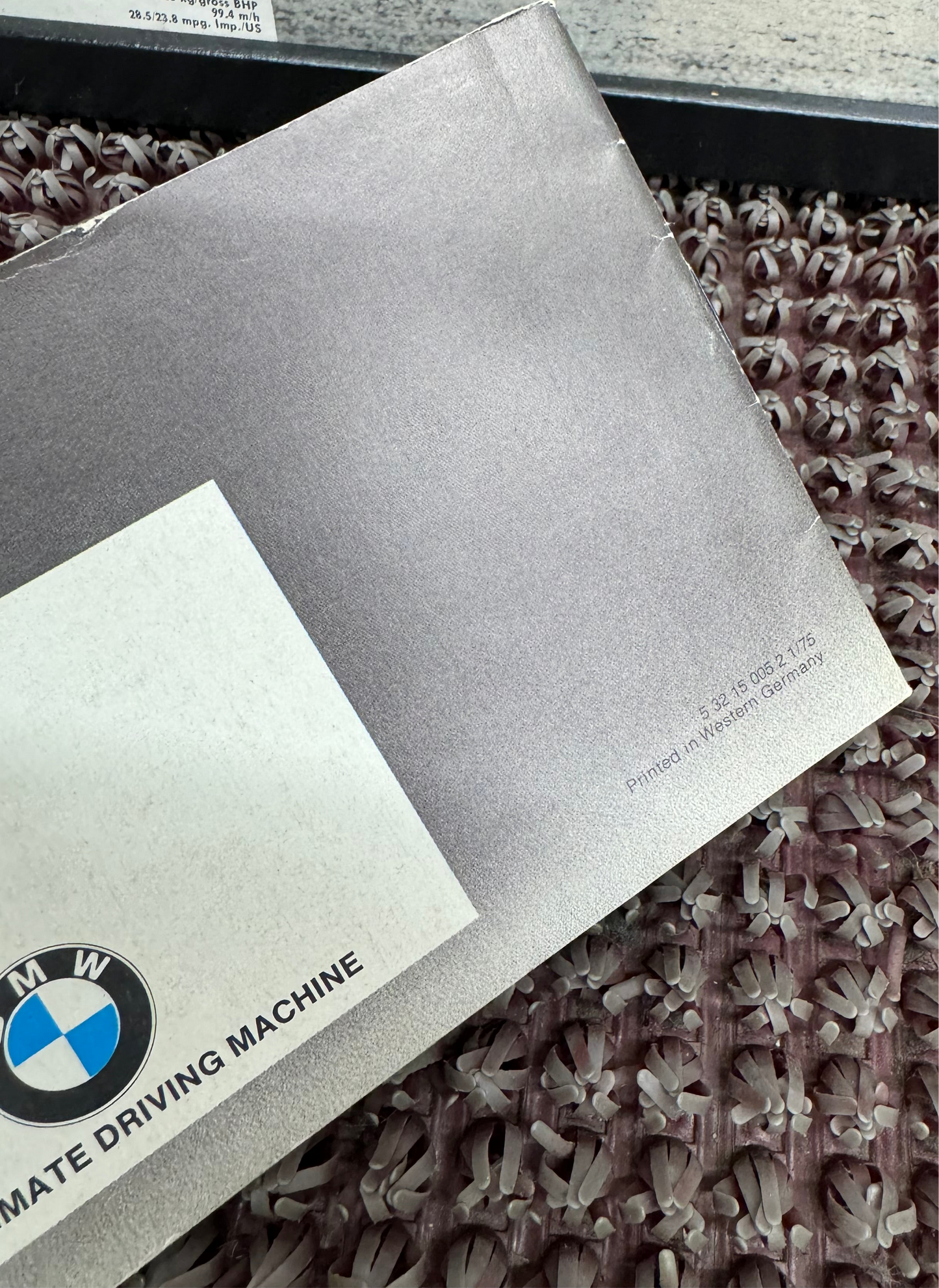 BMW “Bavarian Motor Works” 1975 Booklet
