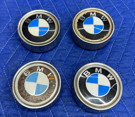 BMW Wheel Hub Cap Emblem Cover Set of 4