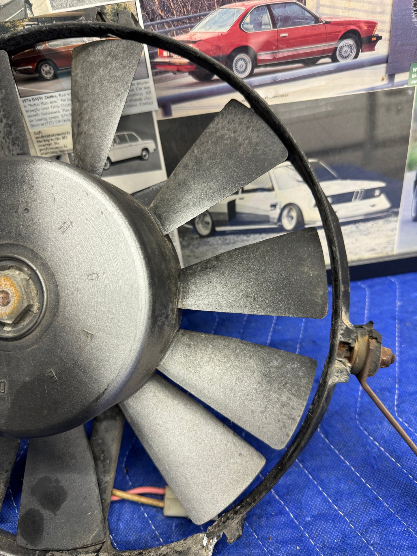 BMW OEM Electric AC Condenser Fan