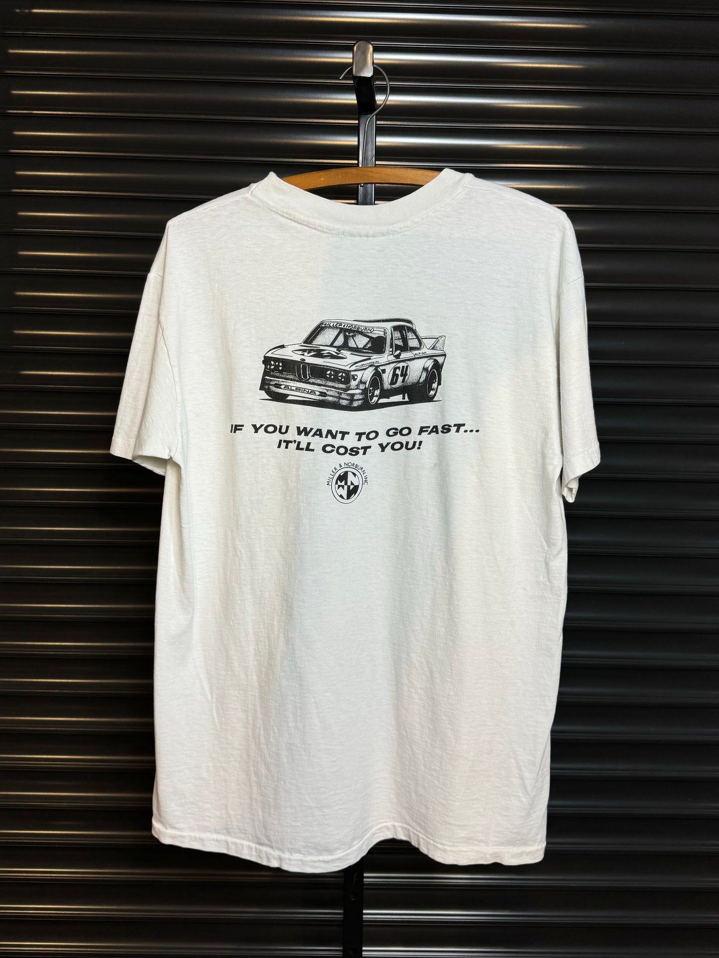80’s BMW E9 Alpina Miller & Norburn Tee - Large