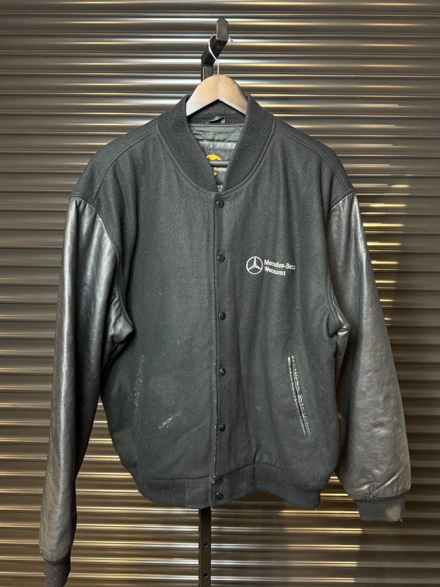 Vintage 90’s Mercedes Benz Westmont Varsity Letterman Jacket - Large