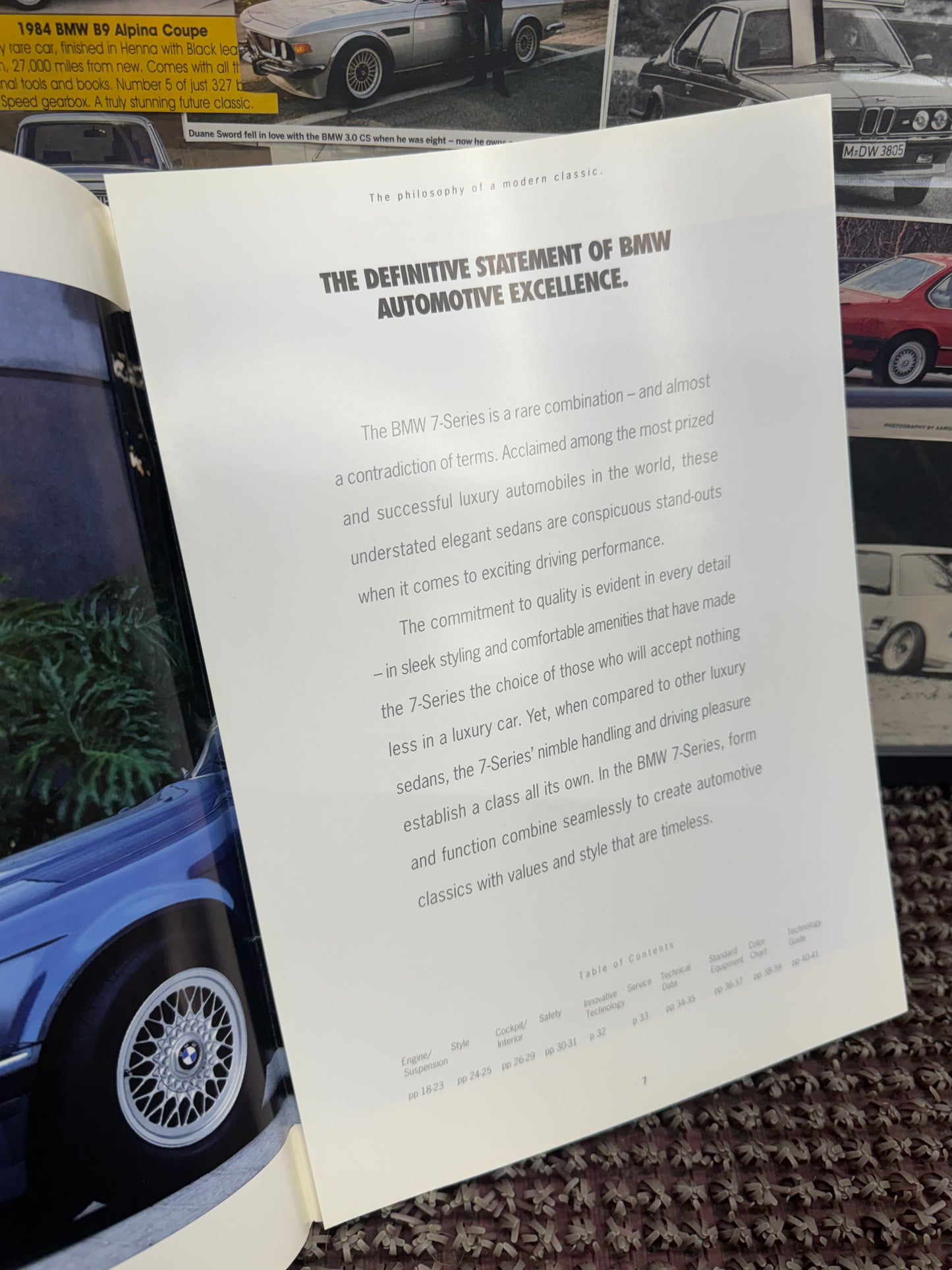 BMW E32 7-Series 1994 Booklet