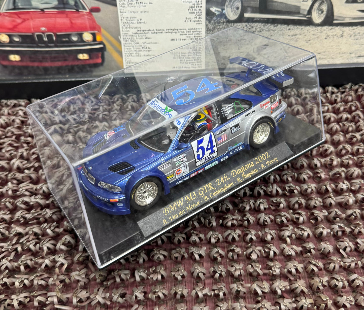BMW E46 M3 GTR Daytona is 2002 1/32 Scale