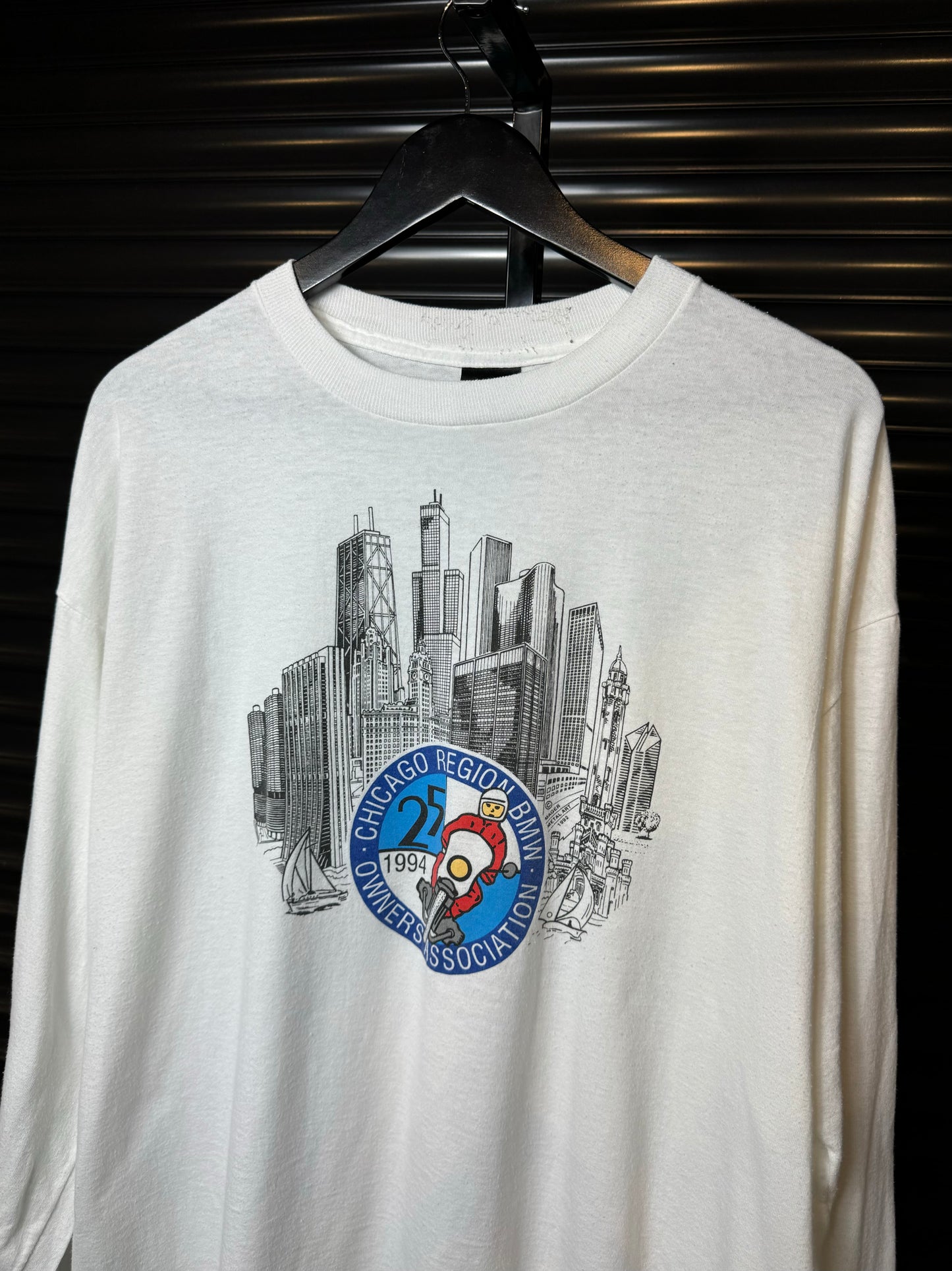 Vintage BMW Motorcycles Chicago 1994 Longsleeve Tee - 3XL