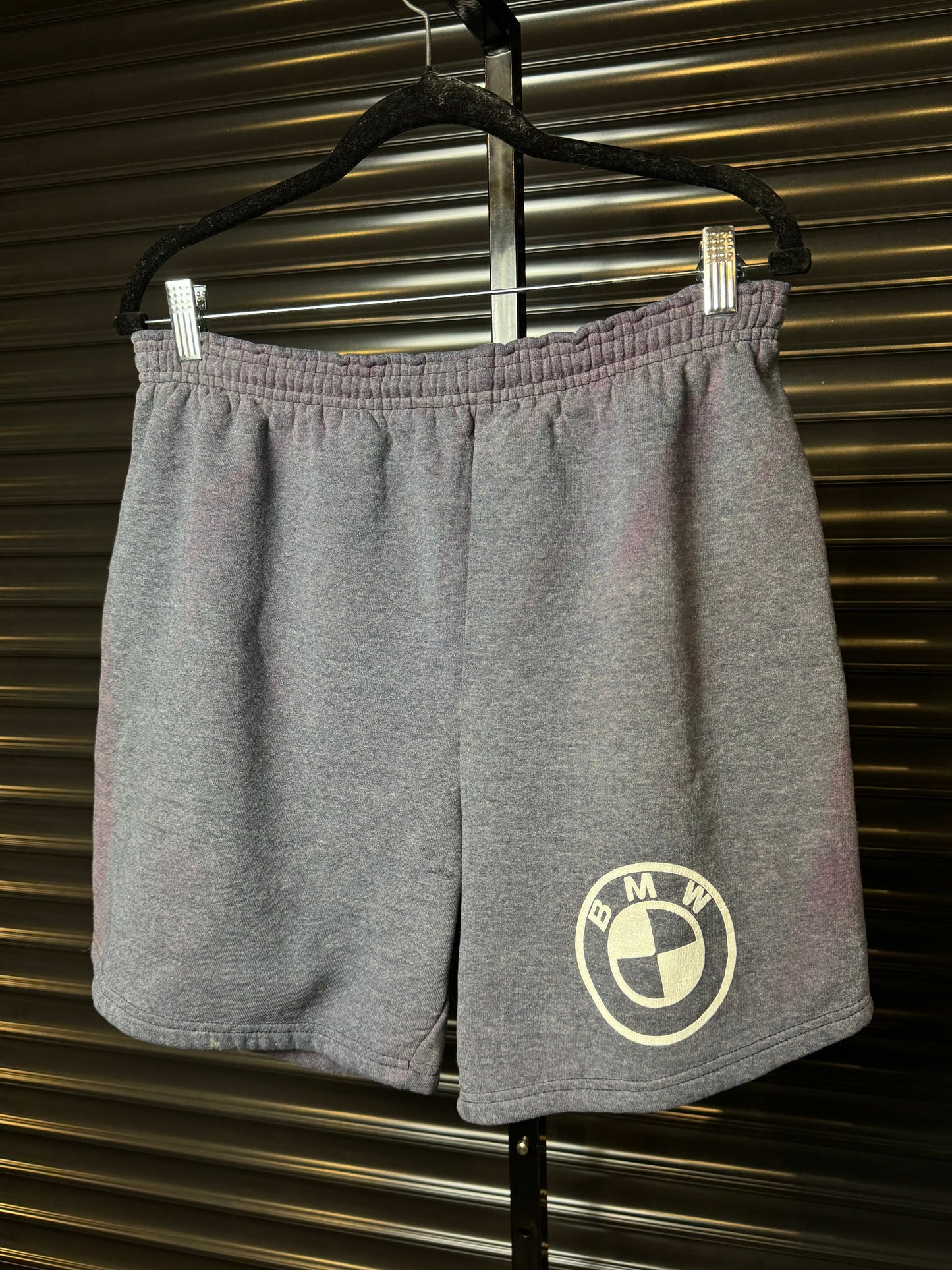 90’s BMW Puff Print Logo Russel Athletic Shorts - Large