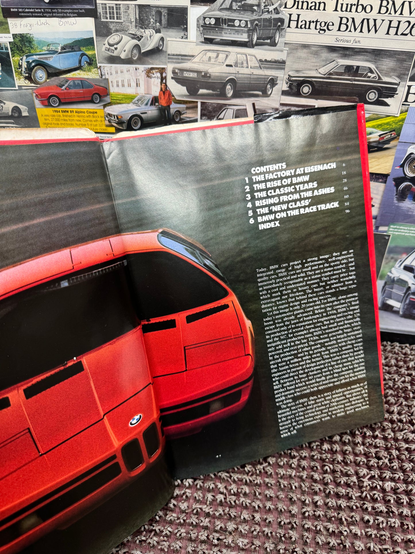 Vintage BMW “THE BOOK OF THE CAR” By DON SLATER